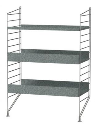 String Outdoor Boden Regalsystem B String Furniture 